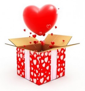 Оригинальная «ленивая» валентинка – коробочка с поцелуем